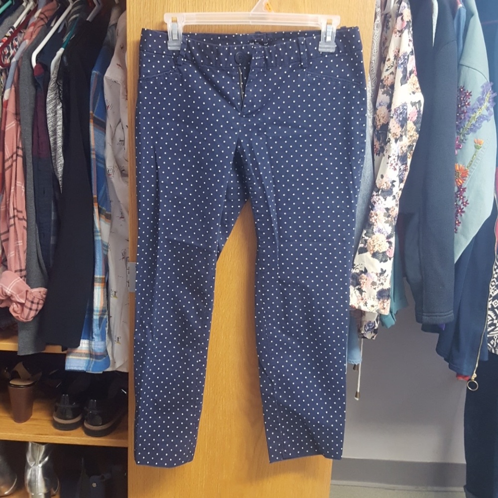 Gap Polka Dot Crop Dress Pant